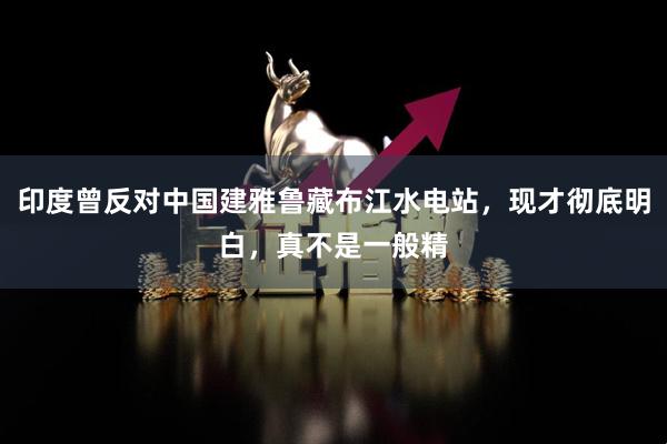 印度曾反对中国建雅鲁藏布江水电站，现才彻底明白，真不是一般精